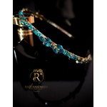 Radi handmade Официална диадема със сини камъни (754)