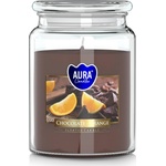 BISPOL Ароматна свещ Bispol Aura - Chocolate and Orange, 500 g (snd99-340)