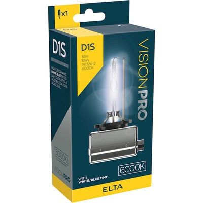 Elta xenon. výbojka 85V 35W D1S Pk32d-2 6000K VisionPro