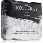 Kolorky Night Unicorn еднократни ЕКО пелени за цялостна защита през нощта размер М 5-8 Kg 21 бр
