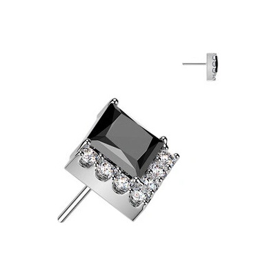 Šperky4U Ozdobná část k PUSH IN piercingu TITAN TIT1650