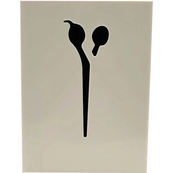 Sibel Hedgehog stojan na nožnice s nylonovými vláknami biely