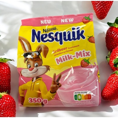 Nesquik Erdbeer Jahodový nápoj v prášku 350 g – Zboží Dáma