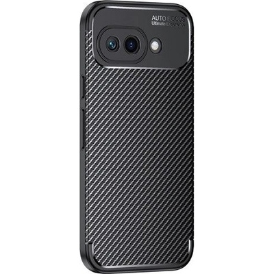 Google Pixel 9a Удароустойчив Carbon Fiber Калъф и Протектор