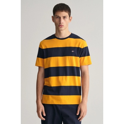 Gant Bar Stripe SS T-Shirt žltá
