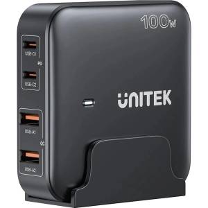 Unitek GaN зарядно устройство Unitek P1229ABK01-EU 100W черен (P1229ABK01-EU)