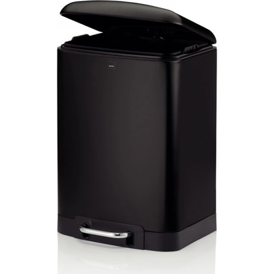Kela Кош за отпадъци с педал Davino - черен - 12 л (KELA 10922)