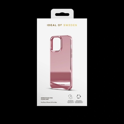 iDeal Of Sweden Clear Case Apple iPhone 15 Pro Max, mirror růžové