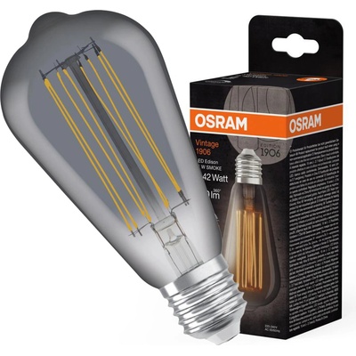 Osram LED žiarovka Edison Vintage, 11 W, 500 lm, teplá biela, E27