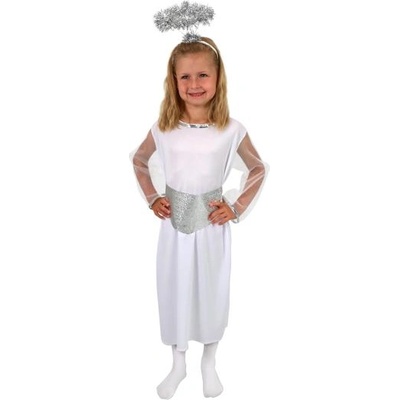 Rappa Детски костюм ангел с ореол и колан (s)