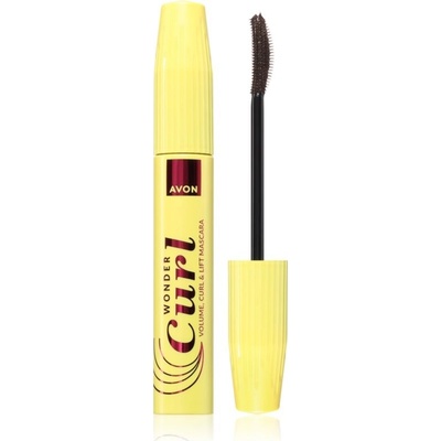 Avon Wonder Curl riasenka pre objem a natočenie rias Brown Black 10 ml