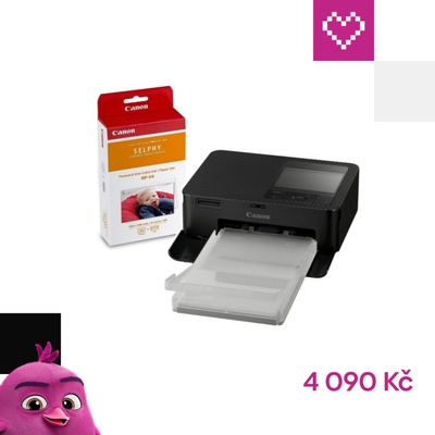 Canon SELPHY CP1500 černá + papíry RP-54