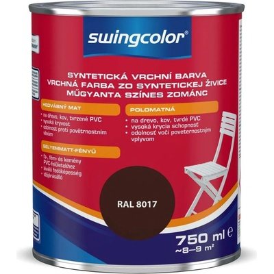 Swingcolor email čokoládově hnědý 750ml 6141 T0750 8017