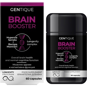 Gentique Longevity Brain Booster, 60 капсули, Gentique Longevity (190071)