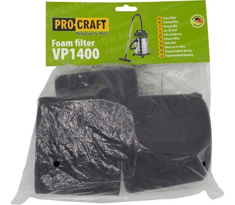 Procraft VP1400 filter penový