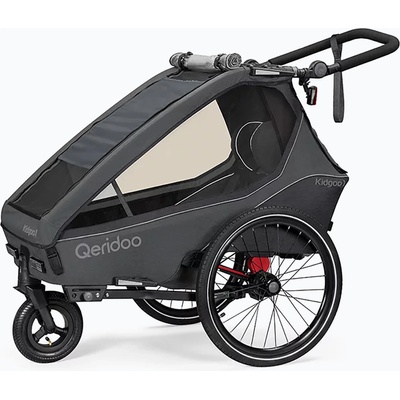 Qeridoo Ремарке за велосипед Qeridoo Kidgoo 1 dark steel grey