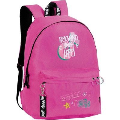 Unkeeper Ученическа раница Unkeeper - Record Your Life, Розова (DKT64810)