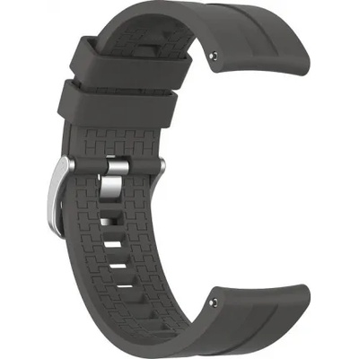 BStrap Silicone Cube řemínek na Xiaomi Amazfit Stratos 2/2S/3, dark gray (SHU004C0204)