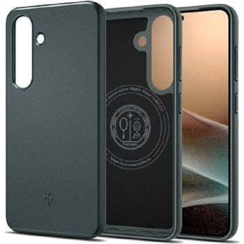 Spigen Калъф Spigen - Thin Fit, Galaxy S25, MagSafe, зелен (8809971238250)