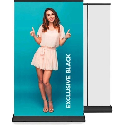 A-Z Reklama CZ Přenosný Roll Up Banner EXCLUSIVE 150x200 cm Černý