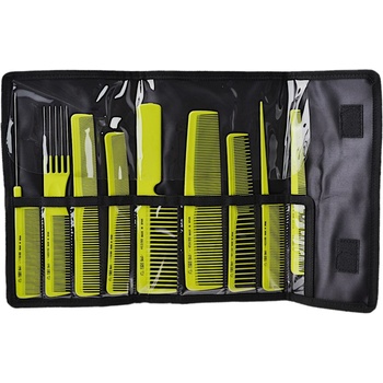 JzA Professional Combs set profesionálnych hrebeňov 10 Pack