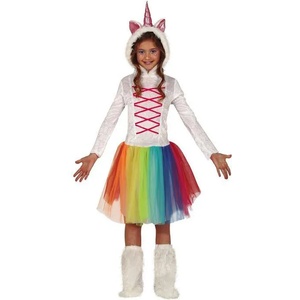 Fiestas Guirca Детски костюм - Еднорог многоцветен Размер - деца: XL: 143-151 см