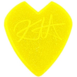 Dunlop 47RKH3NYS Kirk Hammett Yellow Sparkle Jazz III Перце за китара (47RKH3NYS)
