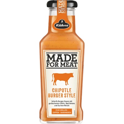 Kühne výtečná omáčka Made for chipotle burger style 235 ml
