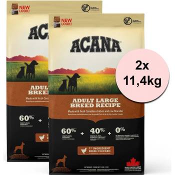 Acana Adult Large Breed Recipe 2 x 11,4 kg