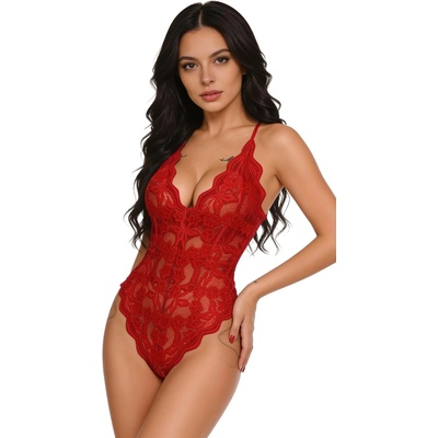 Medvídárek Krajkové body H150 - červená – Zboží Dáma