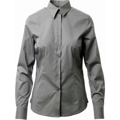 PAYPER FLORENTIA LADY S00257-P051 / Дамска риза slim fit - светло сива 40 (S00257P0511300540)