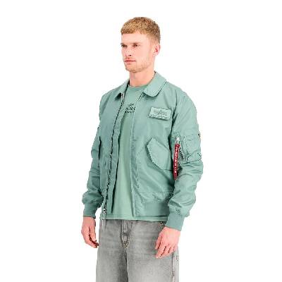 Яке Alpha industries CWU 36/P TT bomber jacket - Blue (Frost Green)
