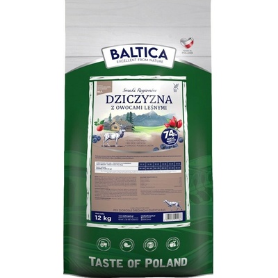 Baltica Flavours of Regions Venison with Forest Fruits Medium and Large Breeds 12 kg