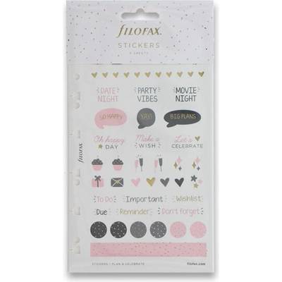 Filofax Samolepky Confetti náplň osobních A5 diářů