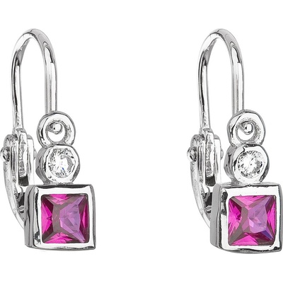 Pavona dětské visací se zirkonem růžová kostička 11172.3