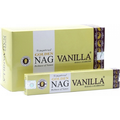 Vijayshree Vonné tyčinky Golden Nag Vanilla 15 g