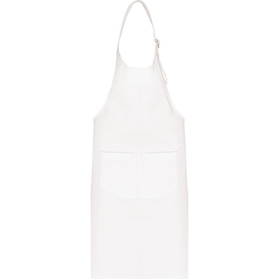 Kariban K889 dětská zástěra s laclem bílá UX