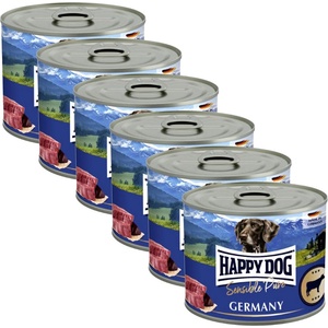 Happy Dog Rind Pur Германия - 6 x 200 г / говеждо