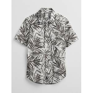 GAP Риза детска GAP | Cheren Byal | Момчешки | XS