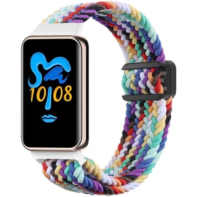 VSECHNONAMOBIL 111025 BRAIDED Nylonový řemínek pro Honor Band 10 / Honor Band 9 RAINBOW