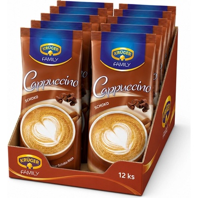 Krüger Family Cappuccino s čokoládovou příchutí 12 x 0,5 kg