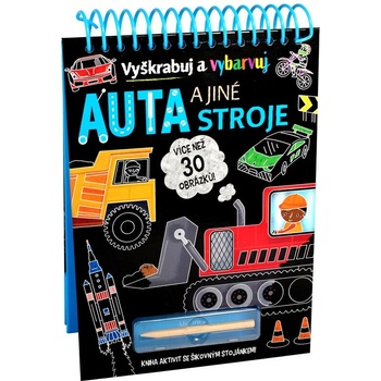 Autá a iné stroje Vyškrabávaj a vyfarbuj Kolektiv