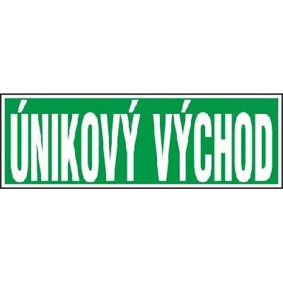 E-východ Únikový východ samolepka 210x70 mm