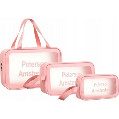 Peterson kosmetická taštička PTN KOS-3W1-6184 růžová