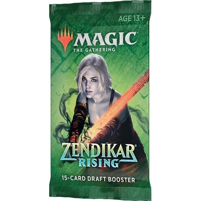 Wizards of the Coast Magic the Gathering Zendikar Rising Draft Booster Japanese