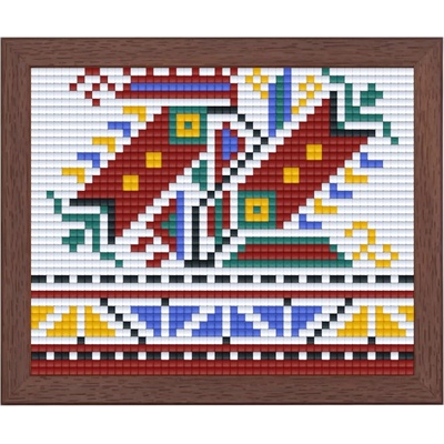 Bright Toys Мозайка с пиксели - Българска шевица, 40x50 пиксела, с рамка - Видински мотив (BE50003-F)