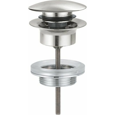 Grohe Umývadlová zásuvka so zásuvným krytom G1 1/4, Supersteel 65807DC0