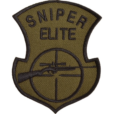 NAVYS Nášivka SNIPER ELITE s odstřelovací puškou OLIV