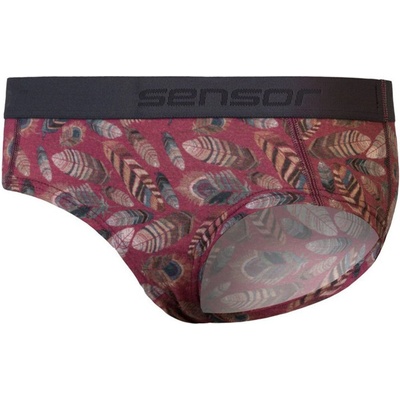 Sensor Merino Impress Dámske nohavičky ružová