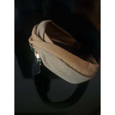 Radi handmade Диадема текстилна в кафяво (905)